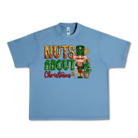 Pebble Blue Nuts about Christmas Nutcracker Urban Heavy Tee - NancyCooperArtShop