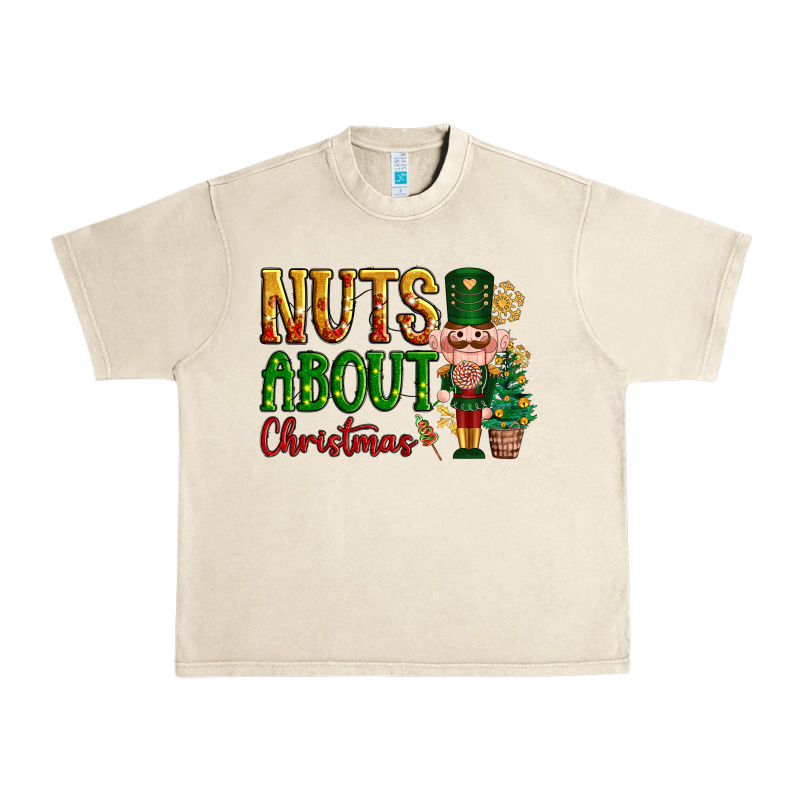 Nuts About Christmas Nutcracker Urban Heavy Tee by NancyCooperArtShop | Teevron