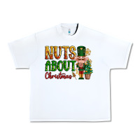 White Nuts about Christmas Nutcracker Urban Heavy Tee - NancyCooperArtShop