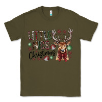 Army Green little miss christmas Classic Tee - CowhideDigitalArt