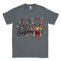 Charcoal Heather little miss christmas Classic Tee - CowhideDigitalArt
