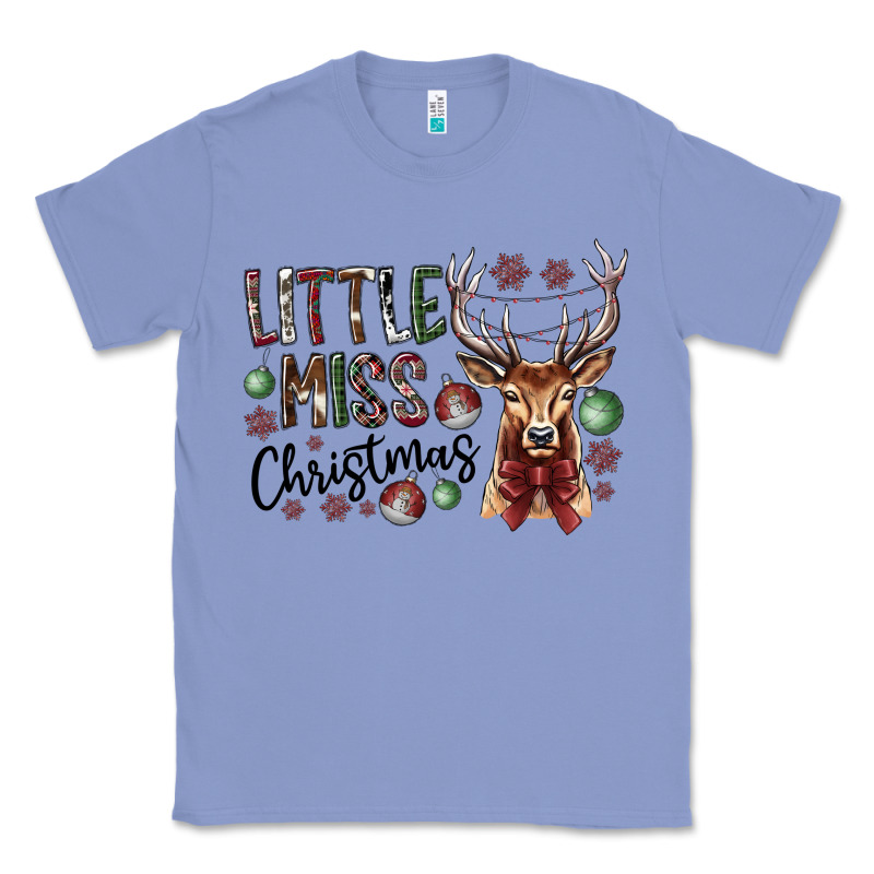 Little Miss Christmas Classic Tee by CowhideDigitalArt | Teevron