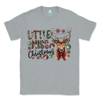 Heather Grey little miss christmas Classic Tee - CowhideDigitalArt