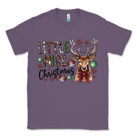 Lavender little miss christmas Classic Tee - CowhideDigitalArt