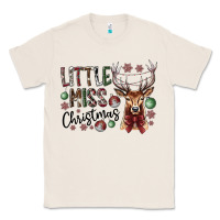 Natural little miss christmas Classic Tee - CowhideDigitalArt