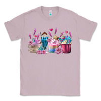 Lilac Unicorn Coffee Cups Classic Tee - MaliasSmallBusiness