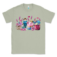 Matcha Unicorn Coffee Cups Classic Tee - MaliasSmallBusiness
