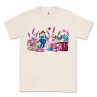 Natural Unicorn Coffee Cups Classic Tee - MaliasSmallBusiness