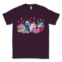 Plum Unicorn Coffee Cups Classic Tee - MaliasSmallBusiness