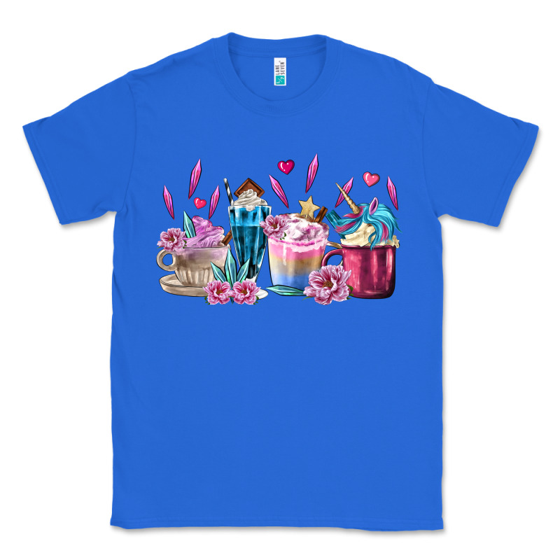 Unicorn Coffee Cups Classic Tee by MaliasSmallBusiness | Teevron