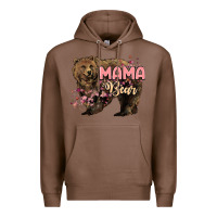 Chestnut Mama bear mother's day Premium Hoodie - HowdyJamesFarm