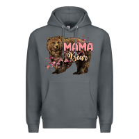 Rock Mama bear mother's day Premium Hoodie - HowdyJamesFarm