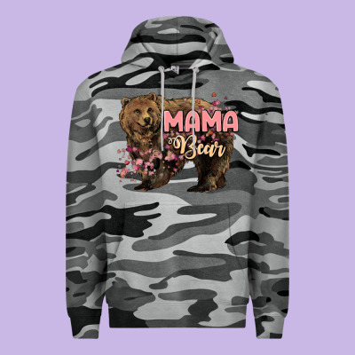 Mama Bear Mother's Day Premium Hoodie Designed By Howdyjamesfarm