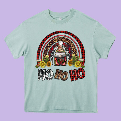 Rainbow And Hohoho With Gnome Heavy Core Tee Designed By Adodesignshop