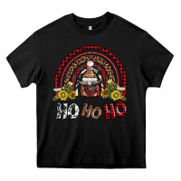 Black rainbow and hohoho with gnome Heavy Core Tee - AdoDesignShop
