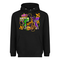 Black texas mardi gras olivia Heavyweight Hoodie - OliviaCreatesArt
