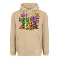 Mushroom texas mardi gras olivia Heavyweight Hoodie - OliviaCreatesArt