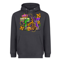 Smoke texas mardi gras olivia Heavyweight Hoodie - OliviaCreatesArt