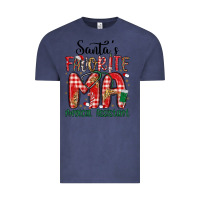 Vintage Denim santa favorite medical assistant Vintage Tee - MaliasSmallBusiness