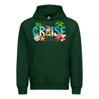 Forest Green Cruise Life Urban Hoodie - CowhideDigitalArt