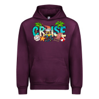 Mauve Wine Cruise Life Urban Hoodie - CowhideDigitalArt