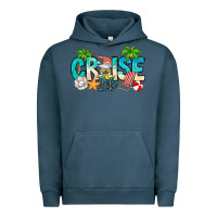 Pigment Midnight Navy Cruise Life Urban Hoodie - CowhideDigitalArt