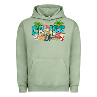Pigment Oil Green Cruise Life Urban Hoodie - CowhideDigitalArt
