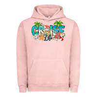 Pigment Salmon Cruise Life Urban Hoodie - CowhideDigitalArt