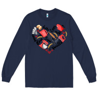 Navy bake tools heart Long Sleeve Tee - Artiststas