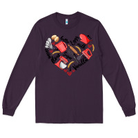 Plum bake tools heart Long Sleeve Tee - Artiststas