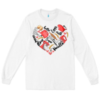 White bake tools heart Long Sleeve Tee - Artiststas