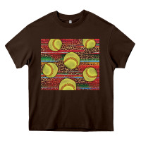 Chocolate Brown western softball Heavy Core Tee - AdoDesignShop