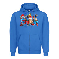 True Royal Lacrosse coffee cups Zipper Hoodie - HowdyJamesFarm