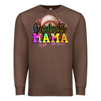 Chestnut baseball mama Premium Sweatshirt - OliviaCreatesArt