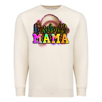Sandshell baseball mama Premium Sweatshirt - OliviaCreatesArt