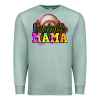 Seafoam baseball mama Premium Sweatshirt - OliviaCreatesArt