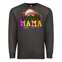 Smoke baseball mama Premium Sweatshirt - OliviaCreatesArt
