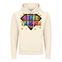 Vintage Artic super teacher with leopard Vintage Hoodie - NancyCooperArtShop