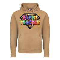 Vintage Camel super teacher with leopard Vintage Hoodie - NancyCooperArtShop