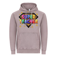 Super Teacher With Leopard Vintage Hoodie | Teevron