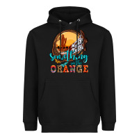 Black something in the orange olivia Heavyweight Hoodie - OliviaCreatesArt