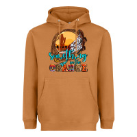 Meerkat something in the orange olivia Heavyweight Hoodie - OliviaCreatesArt