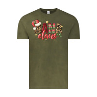 Vintage Olive nana claus Vintage Tee - MaliasSmallBusiness