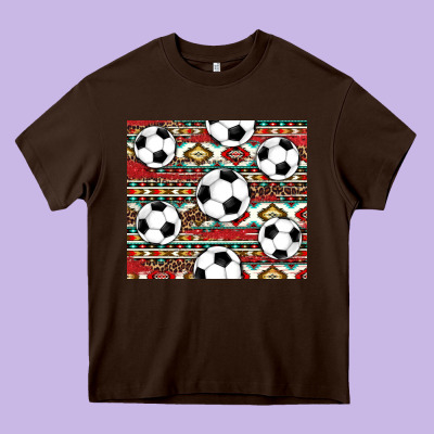Western Soccer Heavy Core Tee Designed By Adodesignshop