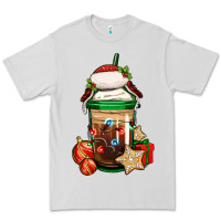 Dove Grey Christmas vacation trapper hat coffee cup Premium Tee - Jasminsmagicworld