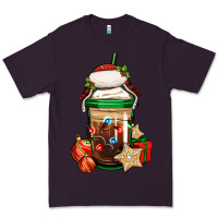 Plum Christmas vacation trapper hat coffee cup Premium Tee - Jasminsmagicworld