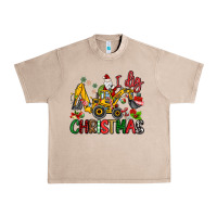 French Oak I Dig Christmas Urban Heavy Tee - MaliasSmallBusiness