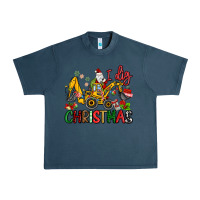 Midnight Navy I Dig Christmas Urban Heavy Tee - MaliasSmallBusiness