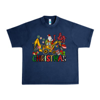 Navy I Dig Christmas Urban Heavy Tee - MaliasSmallBusiness