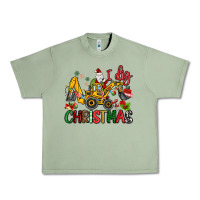 Oil Green I Dig Christmas Urban Heavy Tee - MaliasSmallBusiness